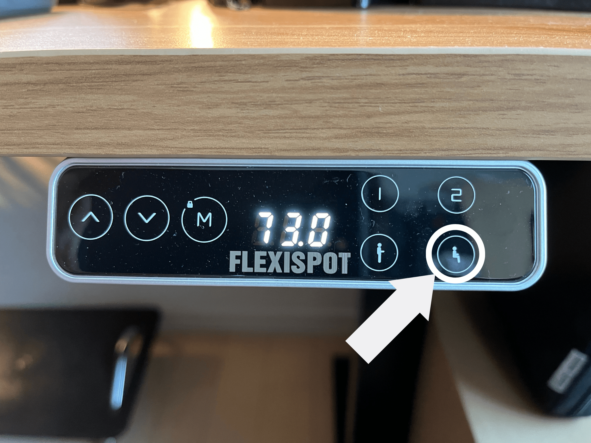 FlexiSpot E7 リモコン　メモリ設定